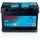 Batería Tudor TK720 para vehículos