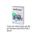 Pack de 500 hojas A4 80 gr Student NAVIGATOR