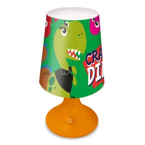 Lámpara infantil Crazy Dino para la noche