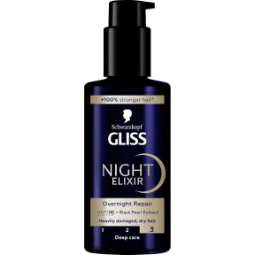Sérum Reparador Nocturno Gliss para Cabello Dañado 100 ml