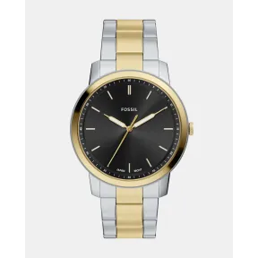 Reloj minimalist plateado de acero inoxidable para hombre - Fossil