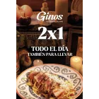 Restaurante Ginos: 2X1 en tu comida favorita