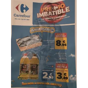 Precio Imbatible Carrefour del 2 al 4 de Octubre