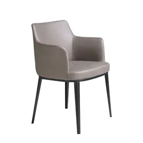 Silla de comedor visón Ángel Cerdá 4112C con patas de acero