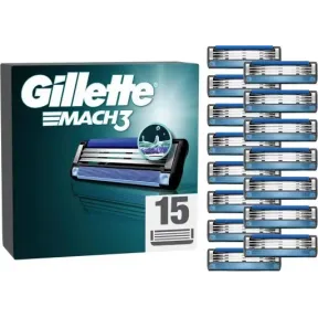 Recambios Mach3 Gillette: Paquete de 15 unidades