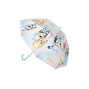Disney Bluey y Bingo - Paraguas en azul, blanco y beige