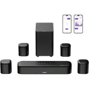 Barra de Sonido Bluetooth Ultimea Aura A60 7.1 350W Dolby Atmos