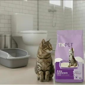 Arena Bentonita con Lavanda 3x10L para Gatos TK-Pet