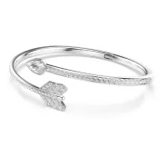 Brazalete Idyllia Blanco con Flecha de Swarovski