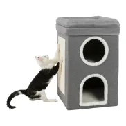 Rascador para Gatos Saul, 64 cm, Gris, Torre