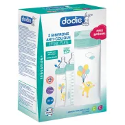 Biberones Dodie Sensation+ 330ml Anticólicos (2 unidades)