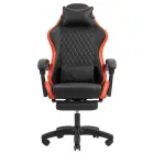 Silla gaming negra y roja Mars MGC-X - Diseño racing.