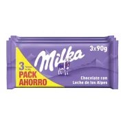Pack Ahorro Milka: 15 Tabletas Chocolate con Leche 90g