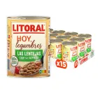 Lentejas con Sofrito Litoral Hoy - 15 Latas de 425g