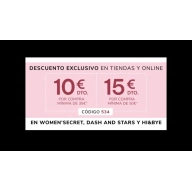 WOMEN'SECRET: -15€ en compras de +50€ y -10€ en +35€