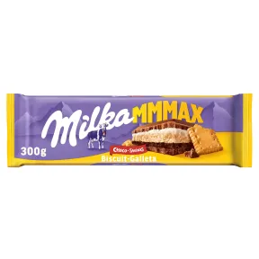 Tableta Grande Milka MMMAX Choco Swing con Galleta y Cacao