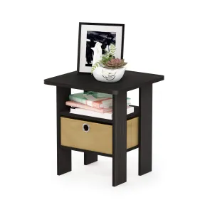 Mesa Auxiliar Furinno Andrey en Madera Café Expreso
