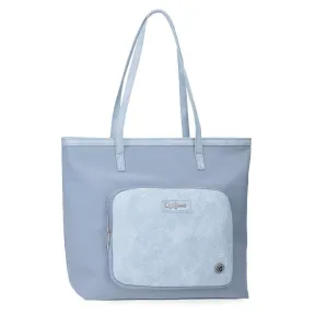 Bolso Tote Azul Pepe Jeans Jana 34X32X14 cms