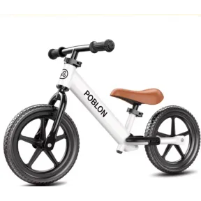 Bicicleta con asiento de PU suave y pedales para niños