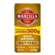 Café Molido Gran Aroma Natural Marcilla X2 | 500 g