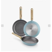 Set de Sartenes Nordik: 18, 22 y 26 cm, Inducción, Diseño Moderno