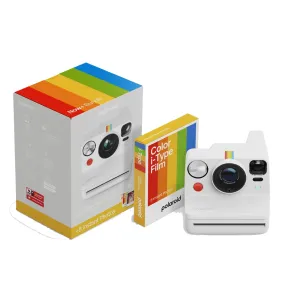 Cámara Polaroid Now+ Gen 3 blanca, Bluetooth y film i-Type.