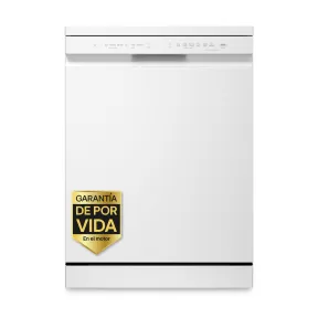 Lavavajillas 60 cm LG DF273FW, QuadWash, 14 servicios, Blanco