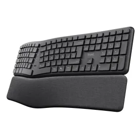 Teclado Ergonómico Inalámbrico Español Trust Arvia QWERTY