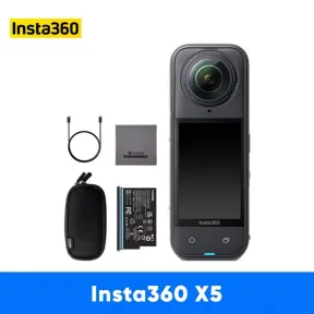 Cámara 360° Resistente al Agua Insta360 X5 con Luz LED 8K