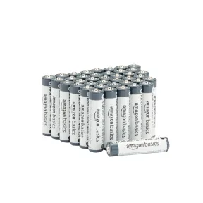 Pilas AAA alcalinas industriales Amazon Basics - 40 unidades