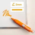 Rotulador naranja recargable para pizarra blanca - Pack 12
