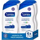Gel de ducha Sanex Kids 6x 475ml Cuidado Experto
