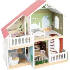 Casa de muñecas Infantil, compacta de Madera Villa