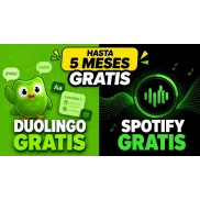 Spotify Premium hasta 5 meses gratis + Super Duolingo con Zalando