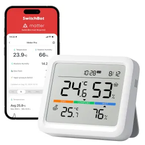 Estación Meteorológica 5 en 1 SwitchBot Meter Pro