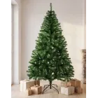 Árbol de Navidad Natural Frondoso 120 cm con Soporte Metálico