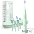Cepillo sónico verde de dientes con 5 modos de limpieza