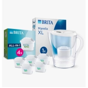 Jarra Filtrante BRITA Marella XL + 5 Filtros MAXTRA PRO