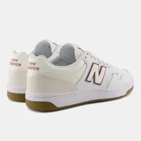 New Balance 480 Zapatilla Casual Unisex - Blanco y Rojo