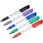 Paquete de 12 Rotuladores permanentes de colores surtidos
