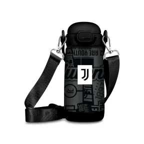 Botella Juventus Kid 400 ml, acero inoxidable, negra