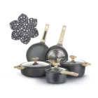 Set KASANOVA de Cocina 11 Piezas para Inducción
