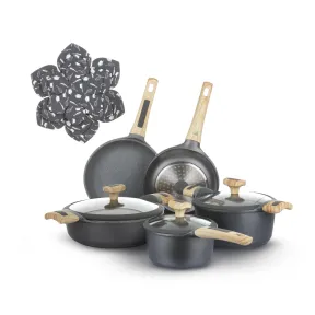 Set KASANOVA de Cocina 11 Piezas para Inducción