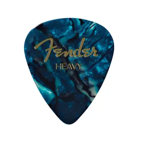Púas de Guitarra Fender 351 Celuloide Premium, 12 Pzas Medianas
