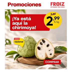 Chirimoya Fino de Jete a 2,99€ el Kg (Granada)