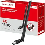 Adaptador WiFi USB Mercusys MA30H AC1300 con Antena