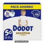 Pañales Sensitive Extra Talla 5+ DODOT 176 unidades a 0,37€
