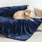 Manta reversible azul impermeable Dreamzie para mascotas 127x152 cm.