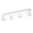 Barra de focos LED Philips myLiving Star, 4 luces blancas