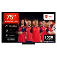 TCL 75" 75RM7L TV con 1800 zonas de atenuación y 2000nits